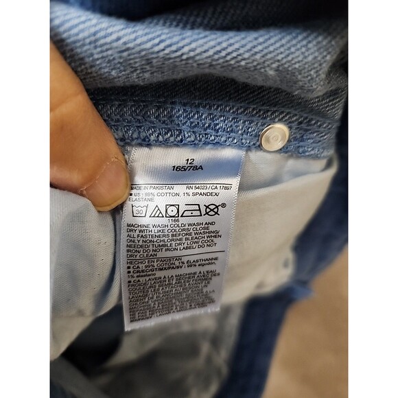 Old Navy Vintage Slim Jeans Womens 4 Blue High Rise Cotton NEW - Picture 10 of 11